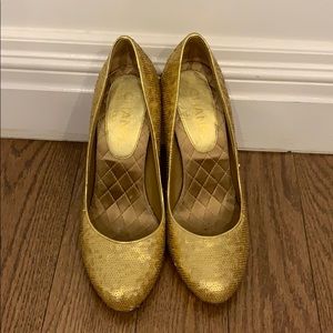 Chanel CC Sequin Pumps